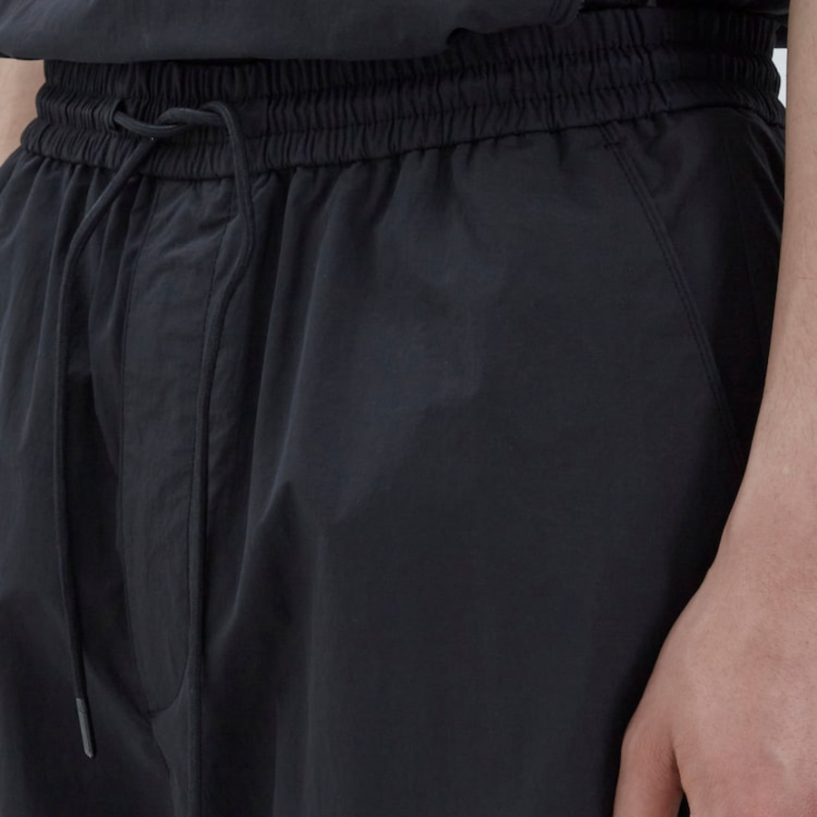 JUUN.J Nylon Flare Full-Zip Pants – Black