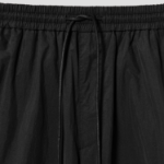 JUUN.J Nylon Flare Full-Zip Pants – Black