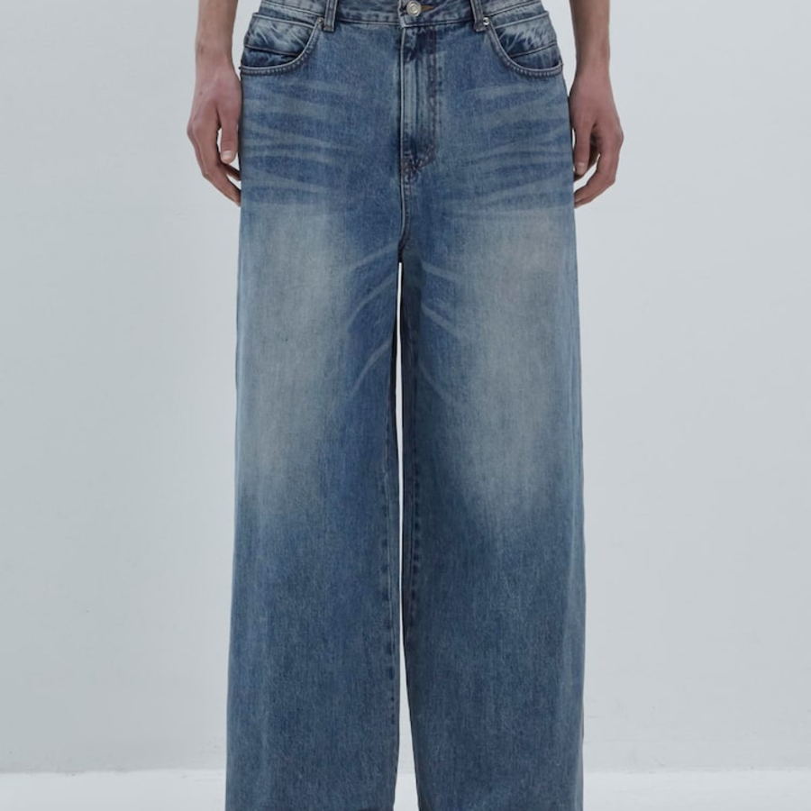 JUUN.J Denim Double Waist Pants – Sky Blue