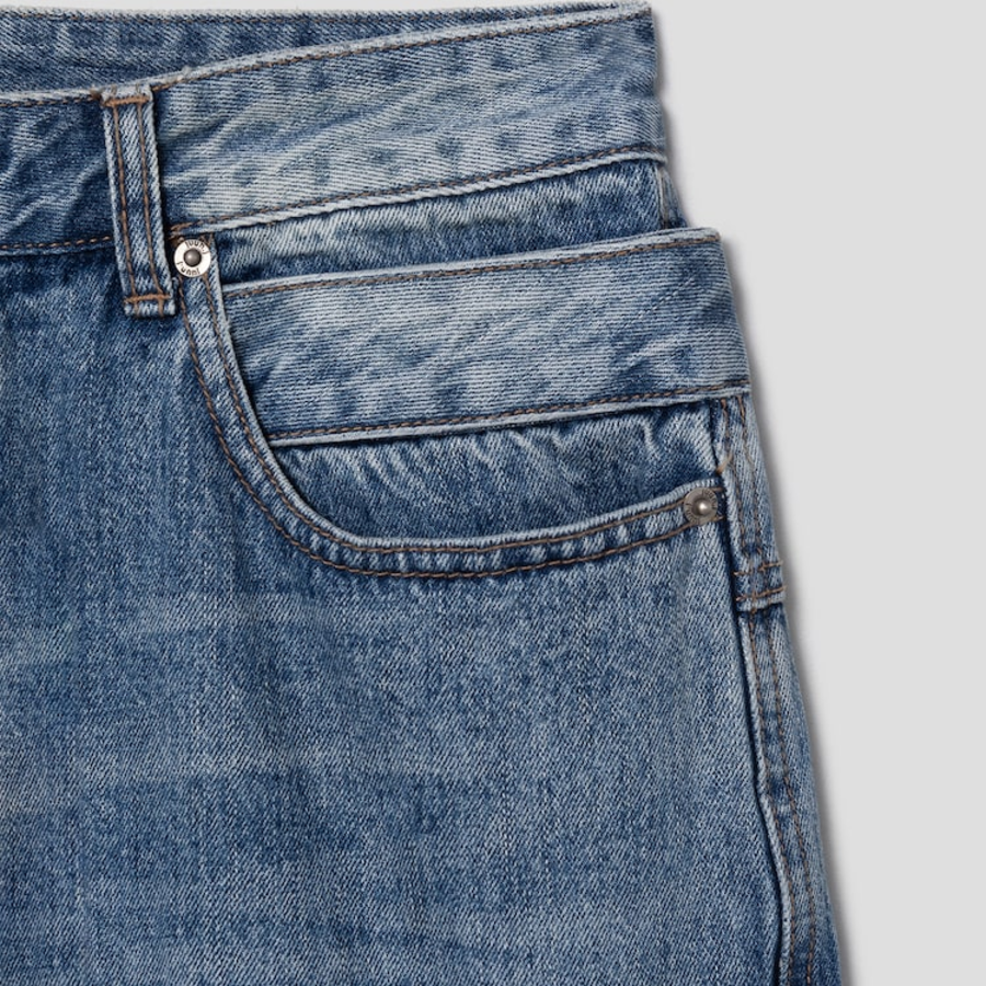 JUUN.J Denim Double Waist Pants – Sky Blue