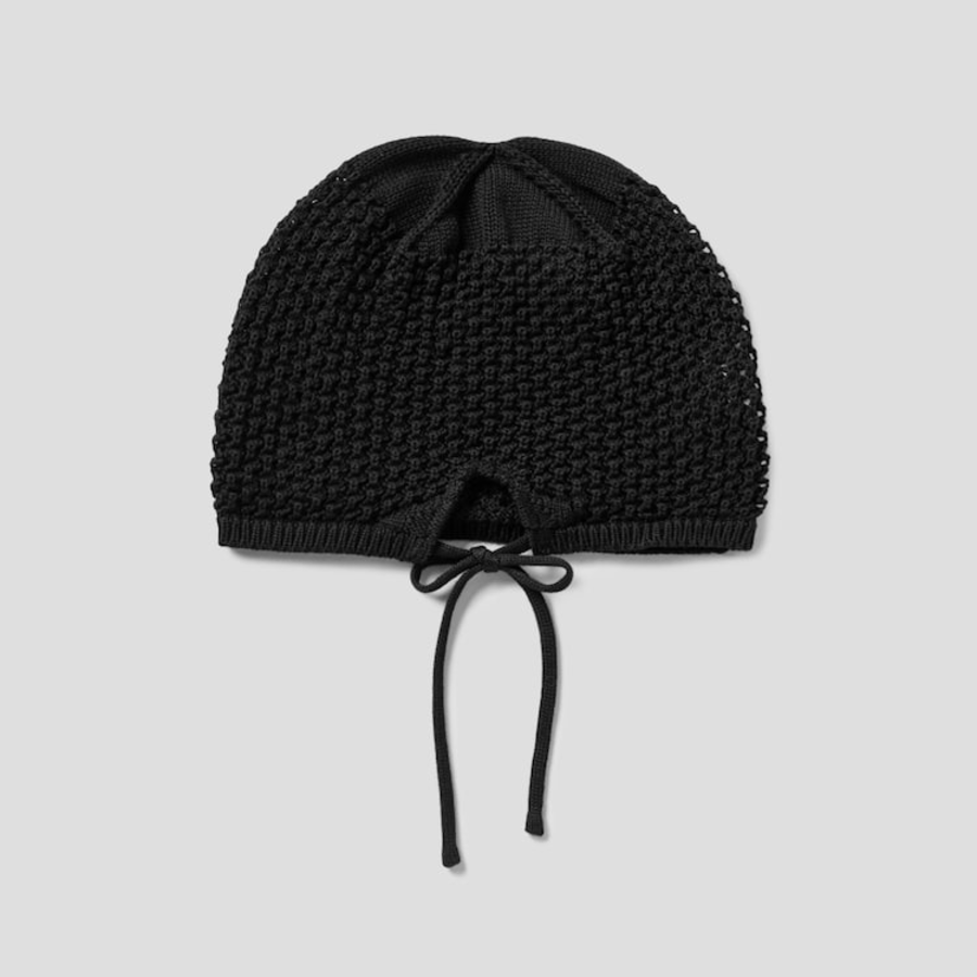 8 seconds Crochet Beanie — Black