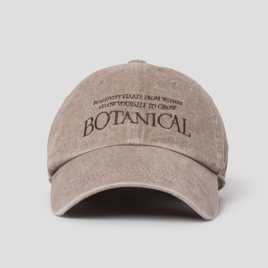 8 seconds Washed Cotton Ball Cap — Beige