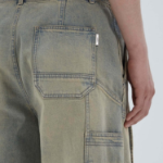 JUUN.J Denim Curved Pants – Blue