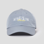 8 seconds Nylon Glow Lettering Ball Cap — Light Blue