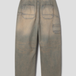 JUUN.J Denim Curved Pants – Blue