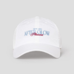 8 seconds Nylon Glow Lettering Ball Cap — White