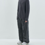 JUUN.J Denim Front Seam Pants – Grey