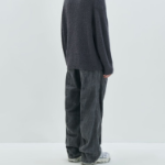 JUUN.J Denim Front Seam Pants – Grey