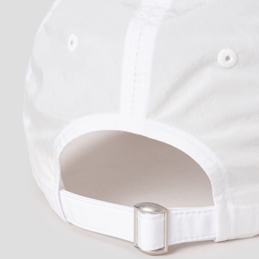 8 seconds Nylon Glow Lettering Ball Cap — White