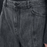 JUUN.J Denim Front Seam Pants – Grey