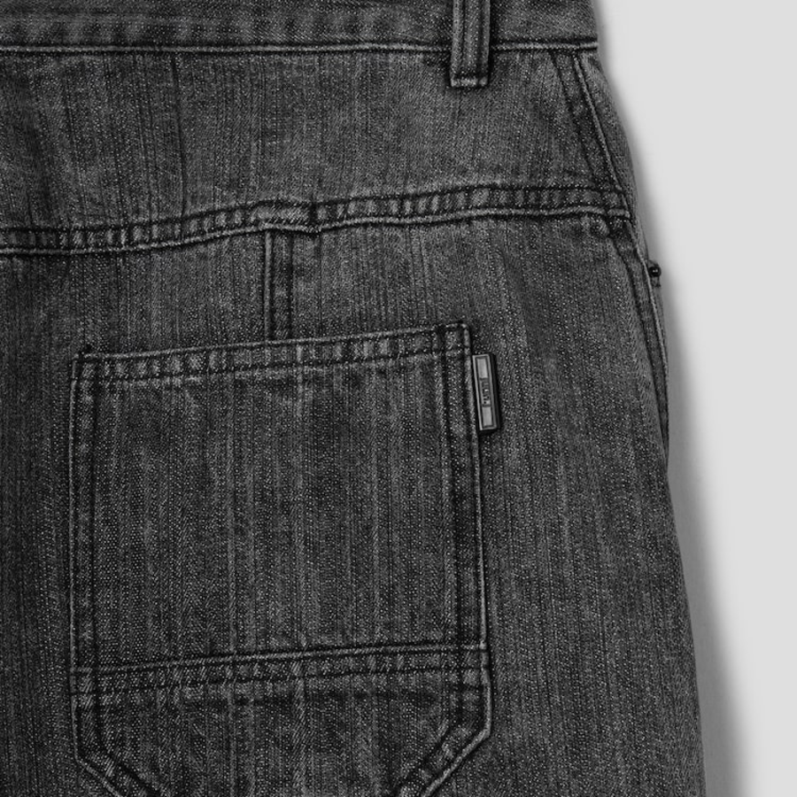 JUUN.J Denim Front Seam Pants – Grey