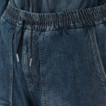 JUUN.J Velvet Denim Combination Jumpsuit – Blue