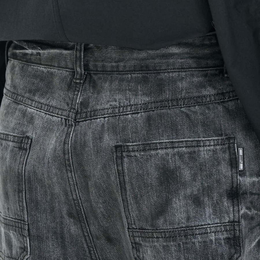 JUUN.J Denim Wide Pants – Grey