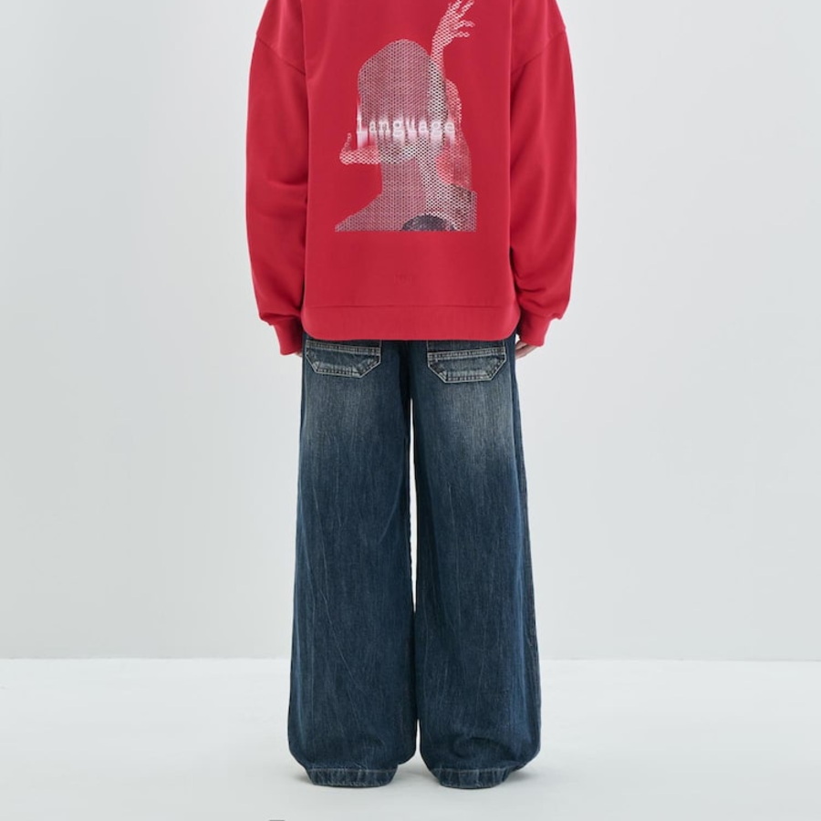 JUUN.J Denim Double Waist Pants – Blue