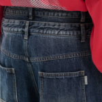 JUUN.J Denim Double Waist Pants – Blue