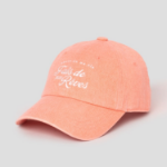 8 seconds Summer Washed Ball Cap — Salmon