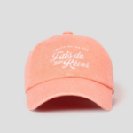 8 seconds Summer Washed Ball Cap — Salmon