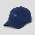 8 seconds Raw-Edge Wappen Ball Cap — Navy