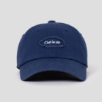 8 seconds Raw-Edge Wappen Ball Cap — Navy