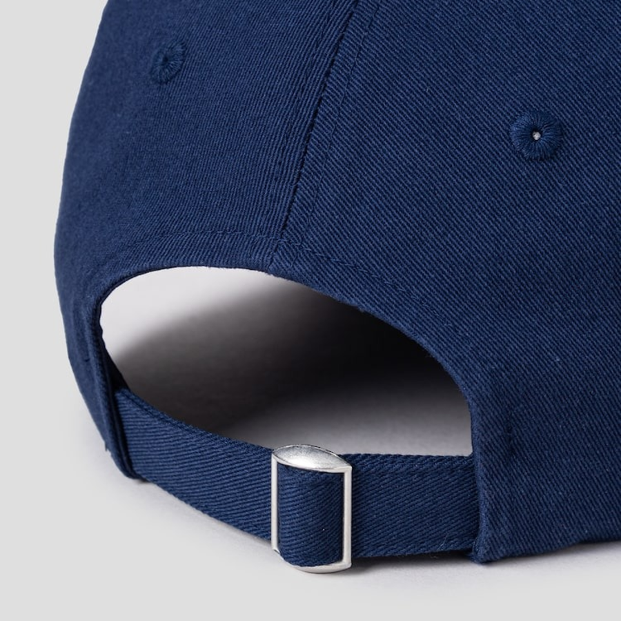 8 seconds Raw-Edge Wappen Ball Cap — Navy