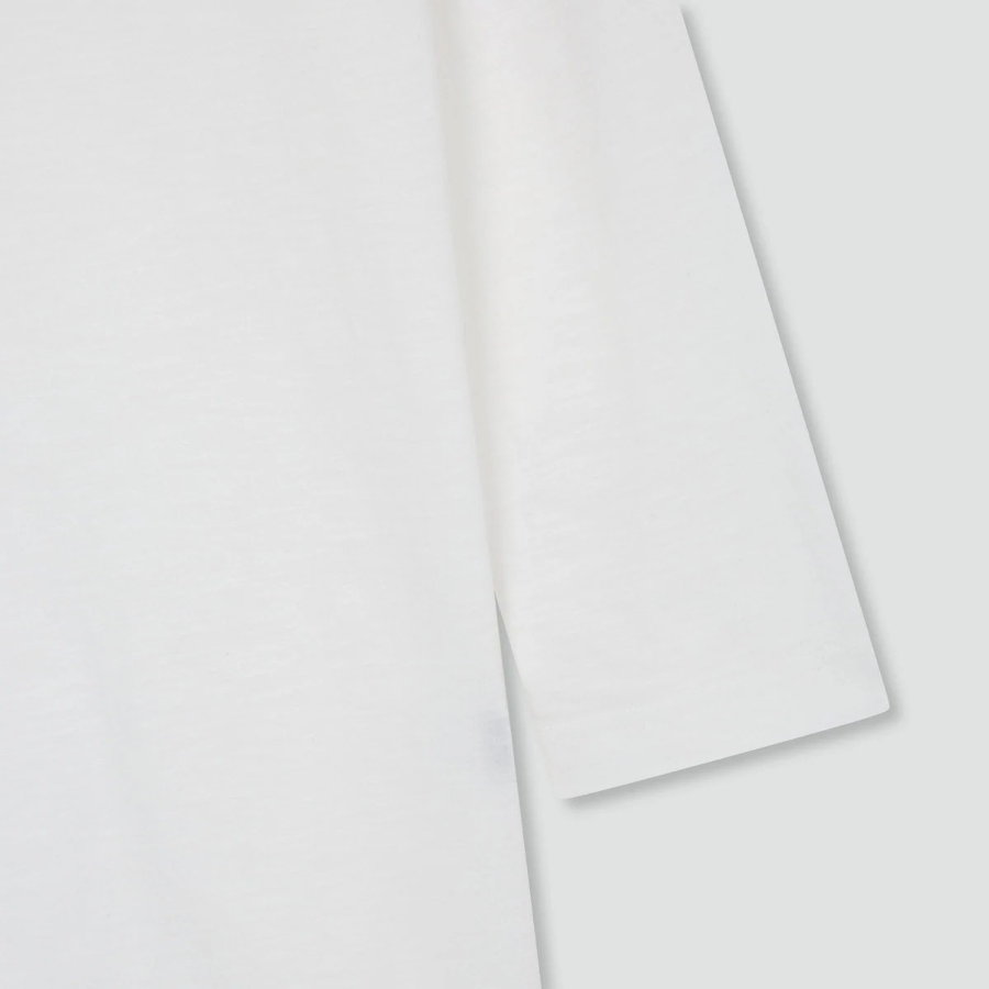 JAJU Slub 7bu T-Shirt – White