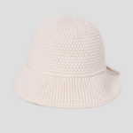 8 seconds Knit Cable Bonnet Hat — Ivory