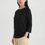 JAJU Slub 7bu T-Shirt – Black