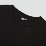 JAJU Smart Cotton Loose Fit 5bu T-Shirt – Black