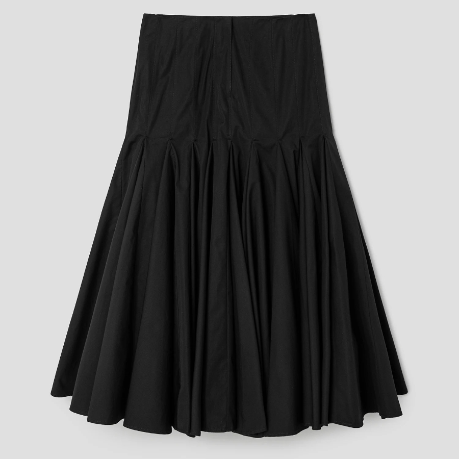 JACQUEMUS La Jupe Agave — Black