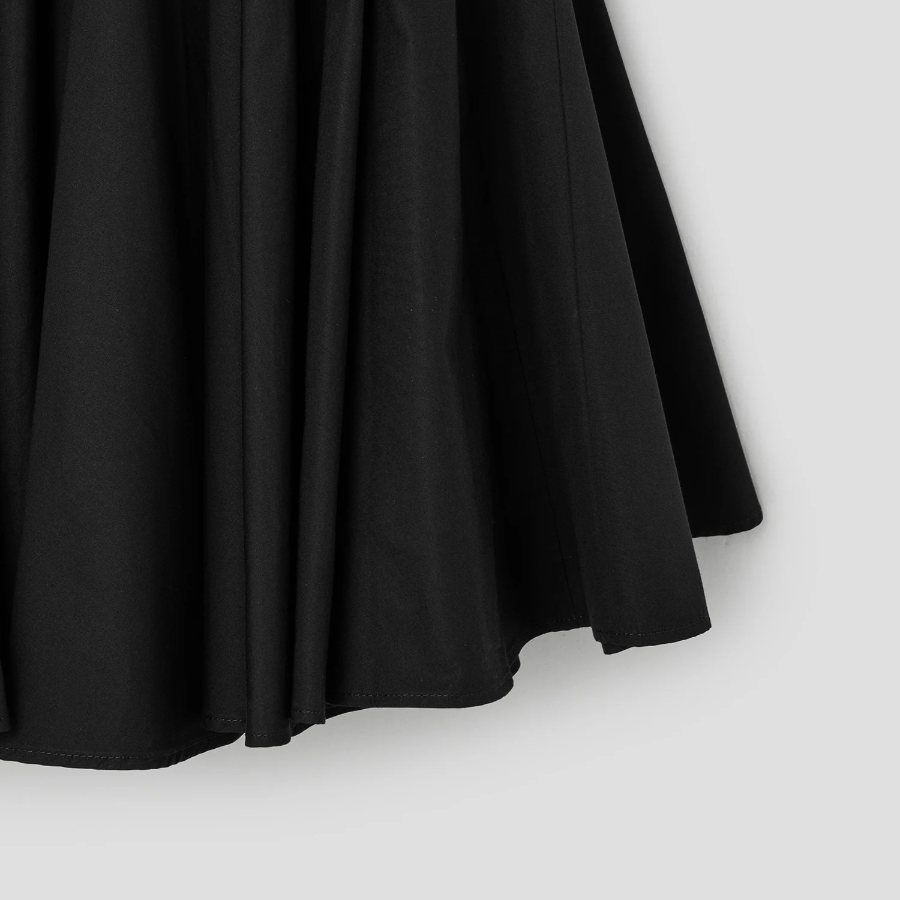 JACQUEMUS La Jupe Agave — Black