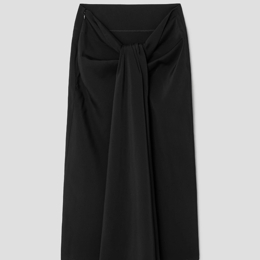 JACQUEMUS La Jupe Sablier — Black