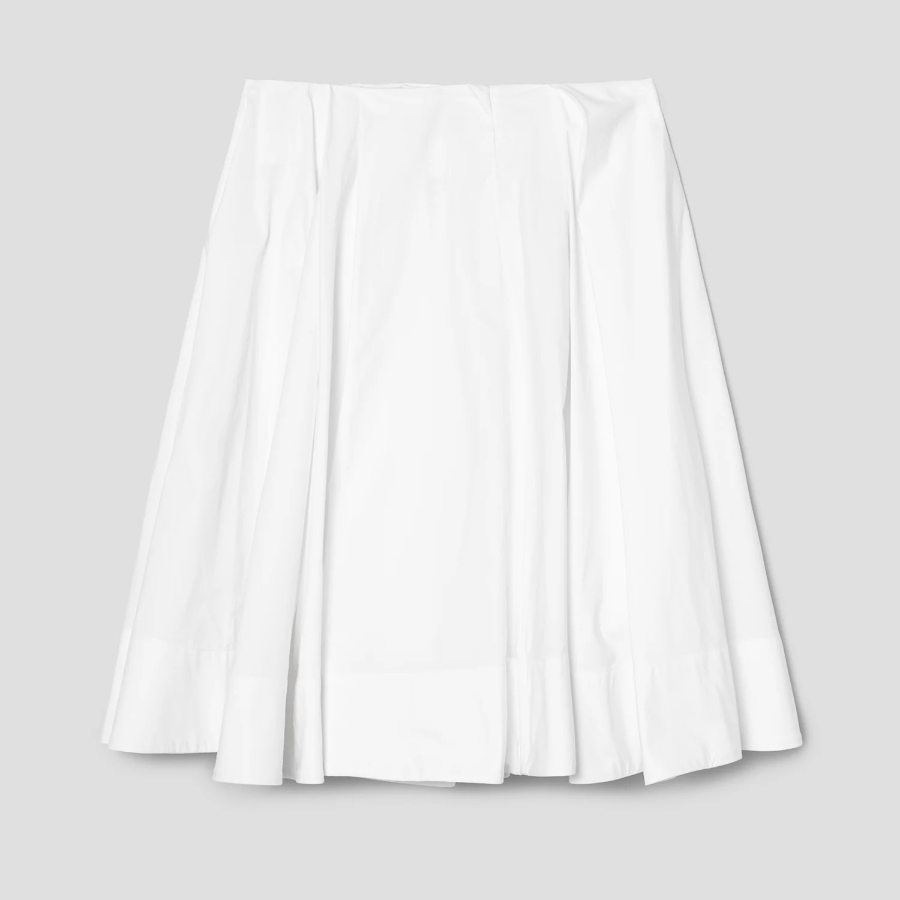 JACQUEMUS La Jupe Salon — White