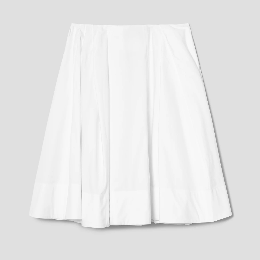 JACQUEMUS La Jupe Salon — White