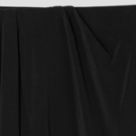 JACQUEMUS La Jupe Peplo — Black