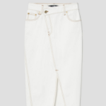 JACQUEMUS La Jupe De-Nîmes — Off-White/Tabac