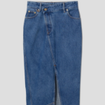 JACQUEMUS La Jupe De-Nîmes — Blue/Tabac