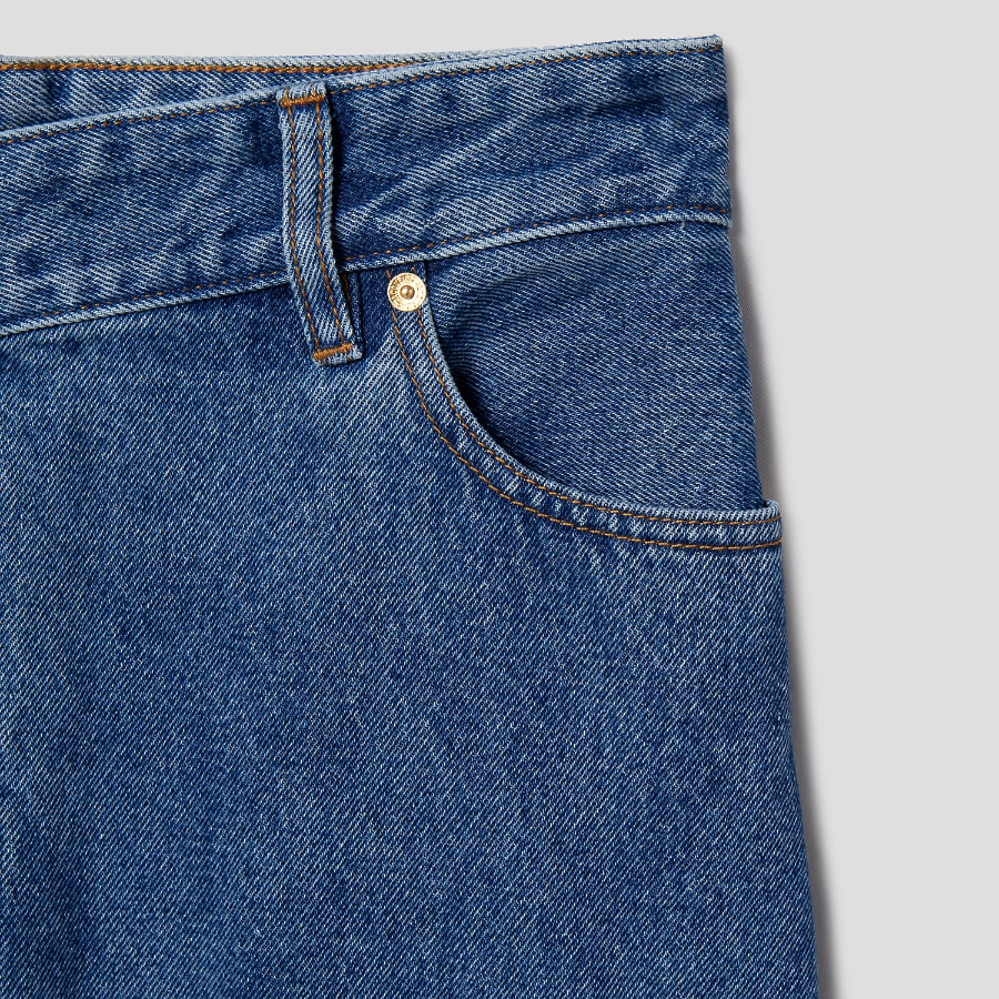 JACQUEMUS La Jupe De-Nîmes — Blue/Tabac