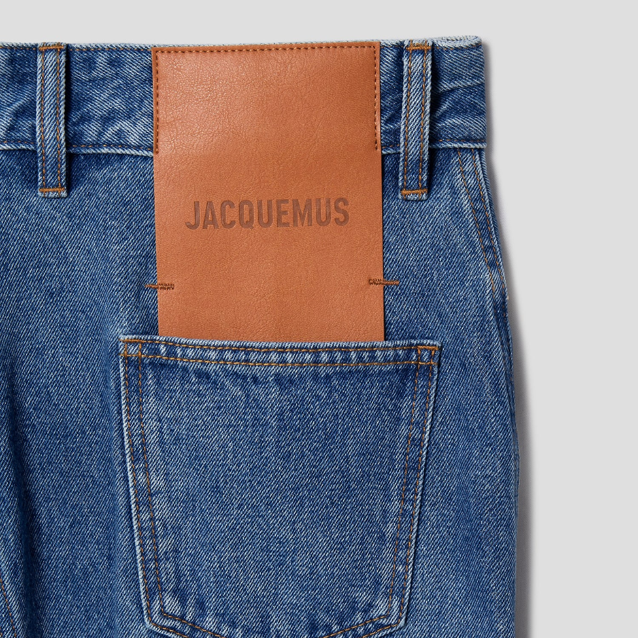 JACQUEMUS La Jupe De-Nîmes — Blue/Tabac