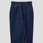 JACQUEMUS La Jupe De-Nîmes — Navy/Tabac