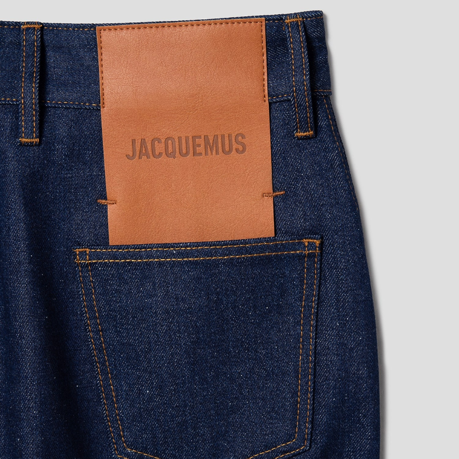 JACQUEMUS La Jupe De-Nîmes — Navy/Tabac