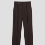 JACQUEMUS Le Pantalon Tibau — Dark Brown