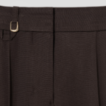 JACQUEMUS Le Pantalon Tibau — Dark Brown