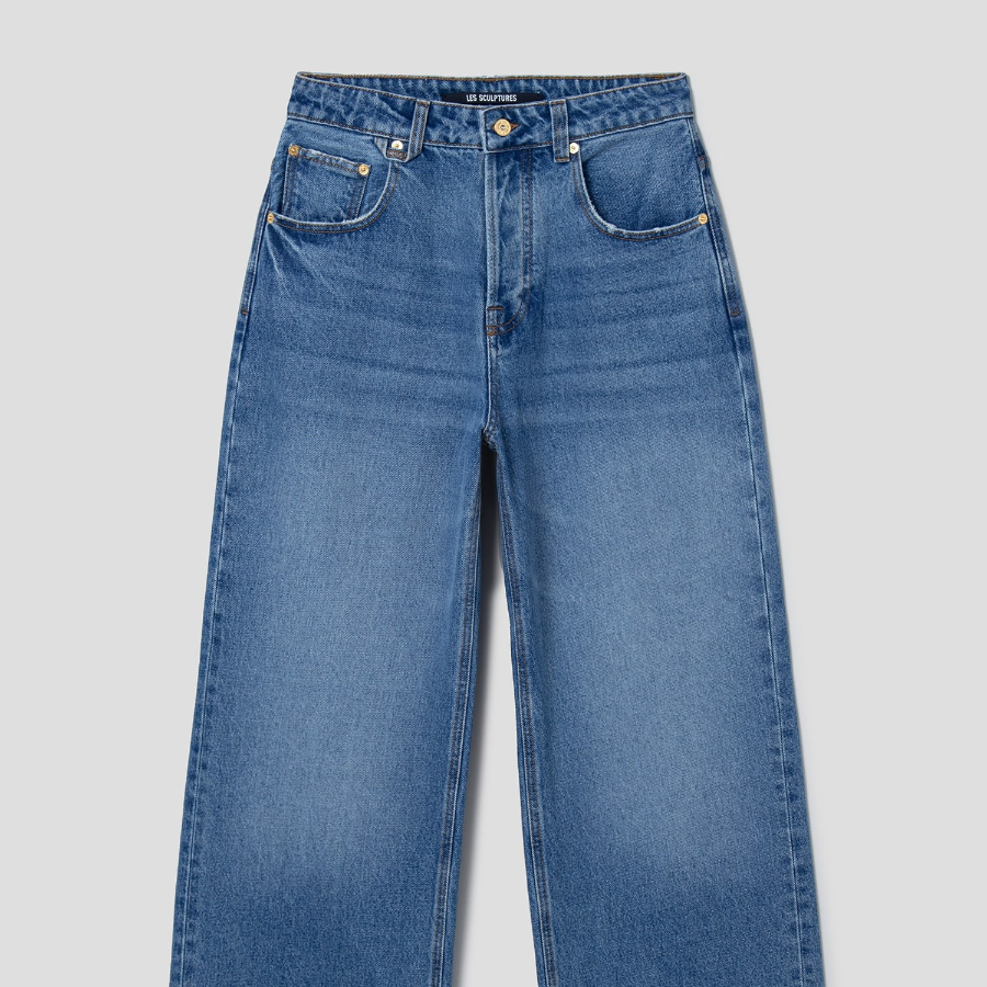 JACQUEMUS Le De-Nîmes Large — Blue/Tabac