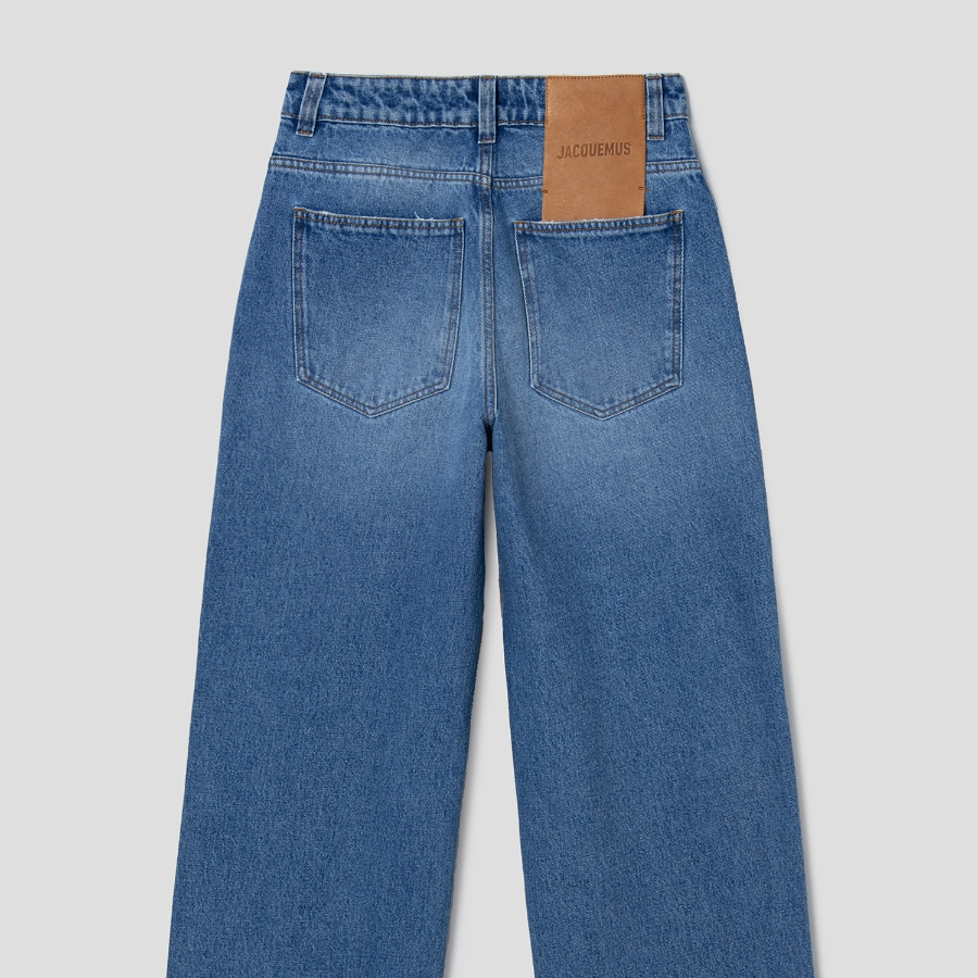 JACQUEMUS Le De-Nîmes Large — Blue/Tabac
