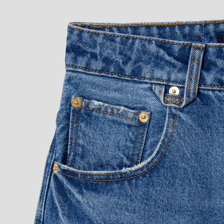 JACQUEMUS Le De-Nîmes Large — Blue/Tabac