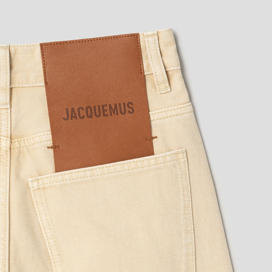 JACQUEMUS Le De-Nîmes Large — Light Beige