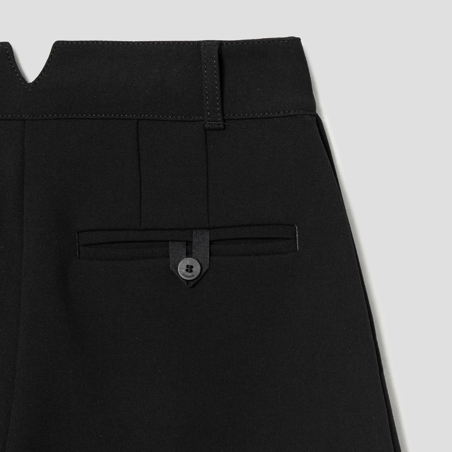 JACQUEMUS Le Pantalon Ovalo — Black