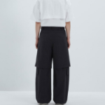 JUUN.J [CORE] Light Cotton Detachable Pants – Black