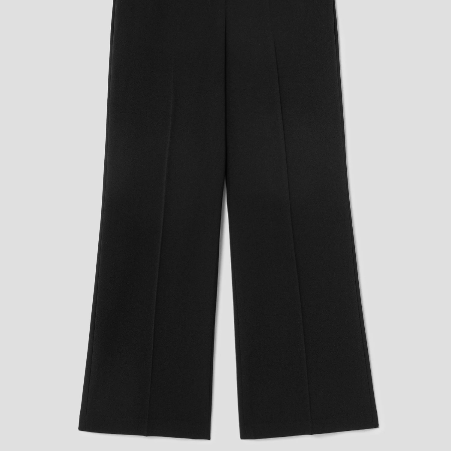 Theory Women Admiral Crepe Wide Pull On Pants - Black