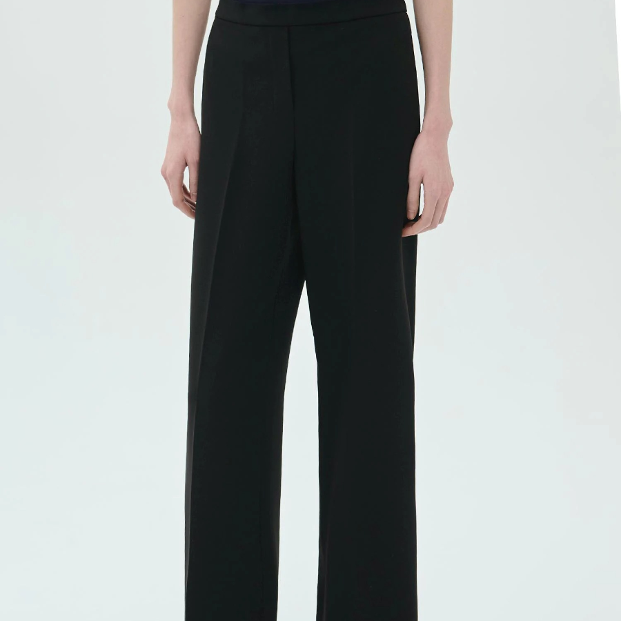 Theory Women Admiral Crepe Wide Pull On Pants - Black